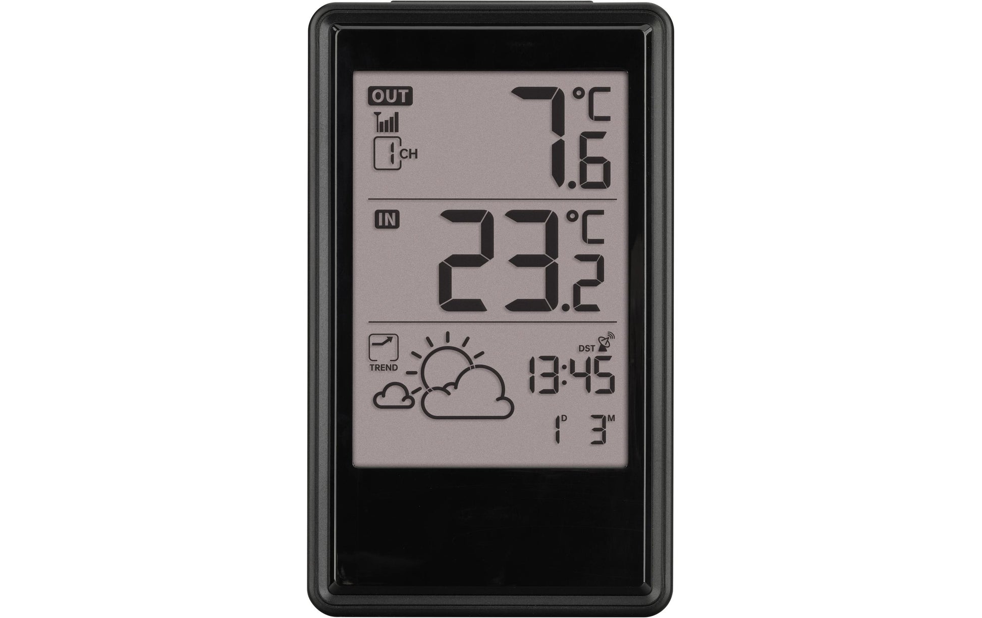 TFA-Dostmann 35.1170.01 – Wetterstation, Funk, innen/aussen, inkl. Aussensensor
