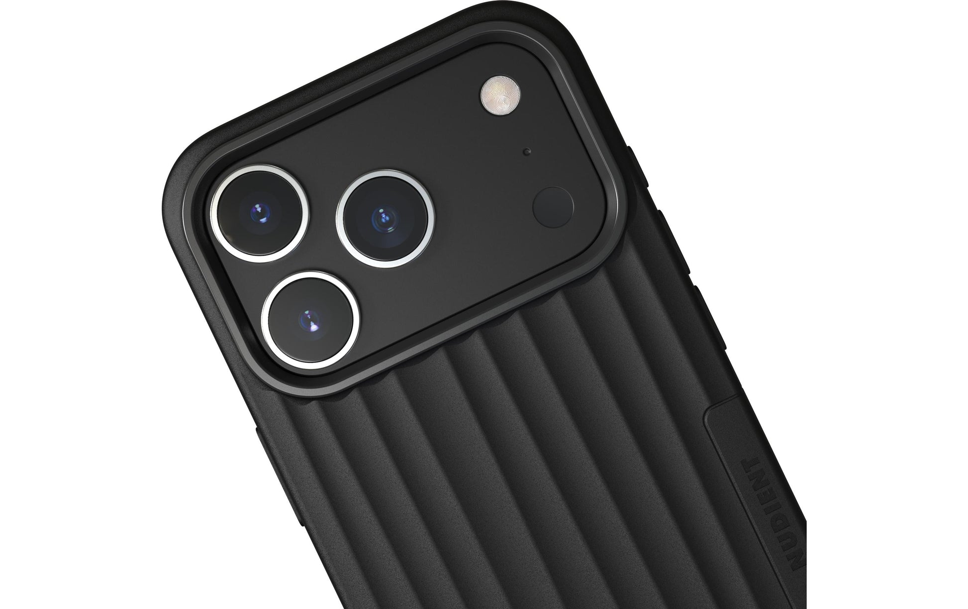 Nudient – Backcover – für Apple iPhone 17 Pro – schwarz – MagSafe-kompatibel