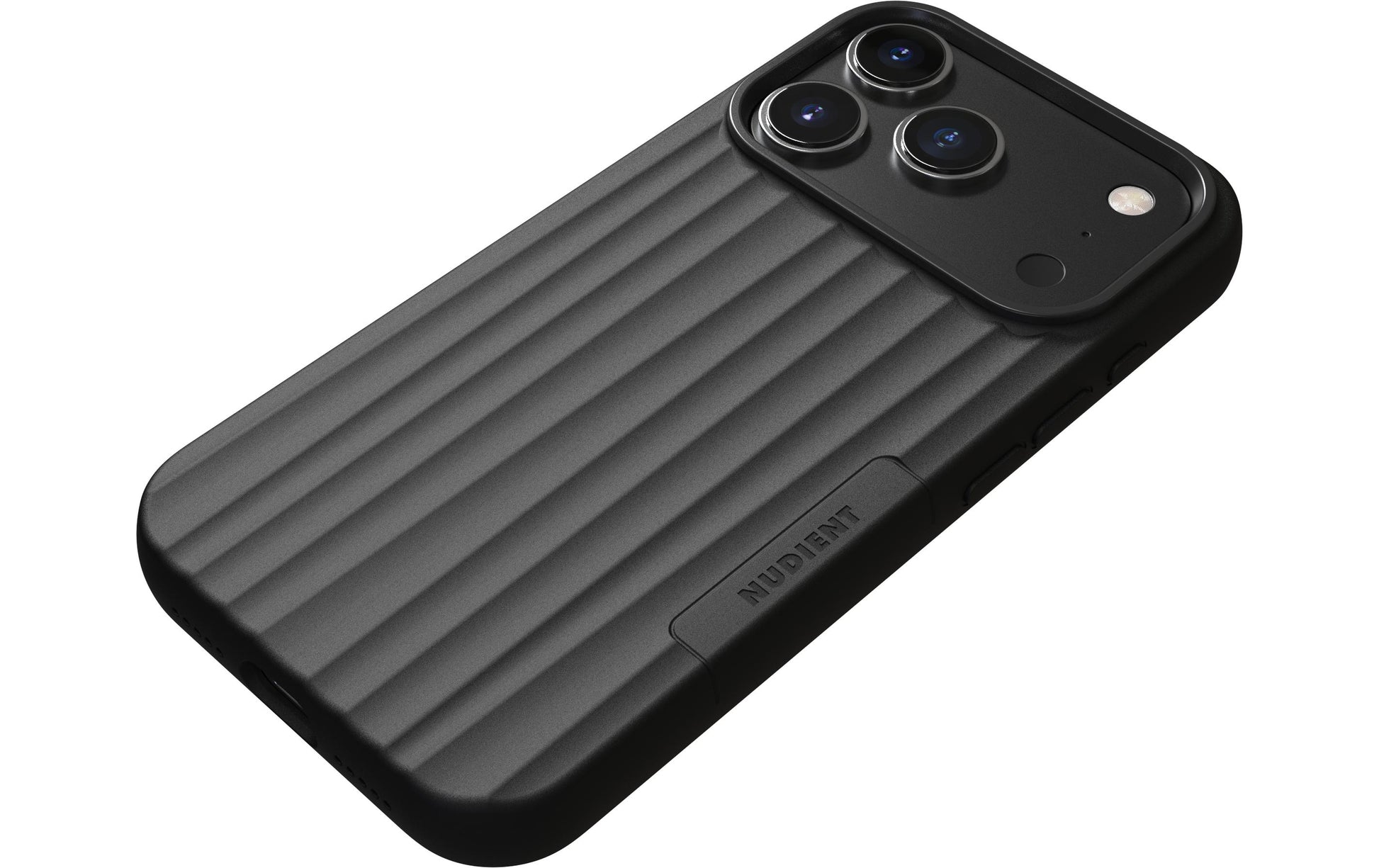 Nudient – Backcover – für Apple iPhone 17 Pro – schwarz – MagSafe-kompatibel