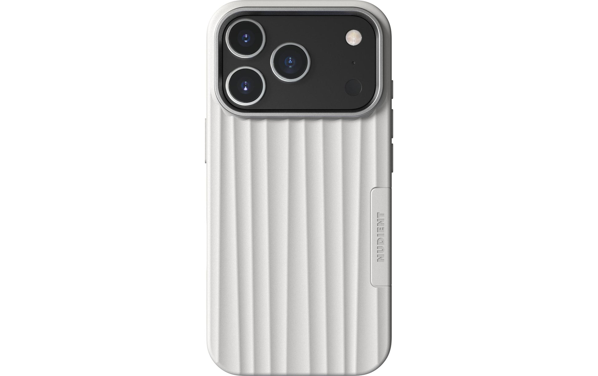 Nudient – Backcover – für Apple iPhone 17 Pro – weiss – MagSafe-kompatibel