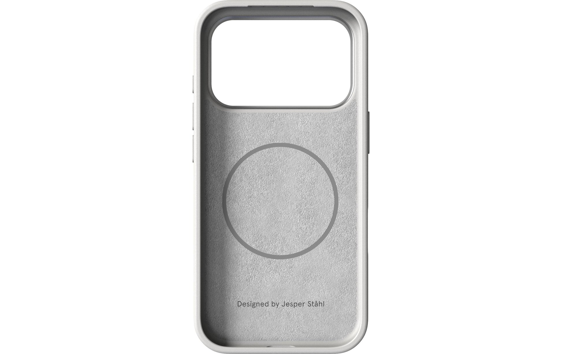Nudient – Backcover – für Apple iPhone 17 Pro – weiss – MagSafe-kompatibel