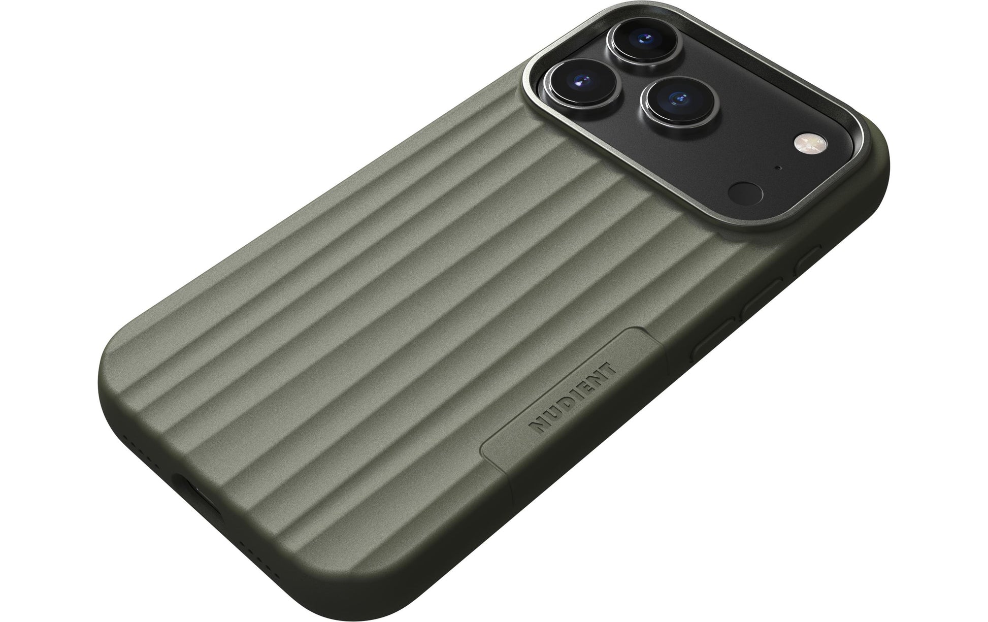 Nudient – Backcover Bold – für Apple iPhone 17 Pro – olive – MagSafe-kompatibel