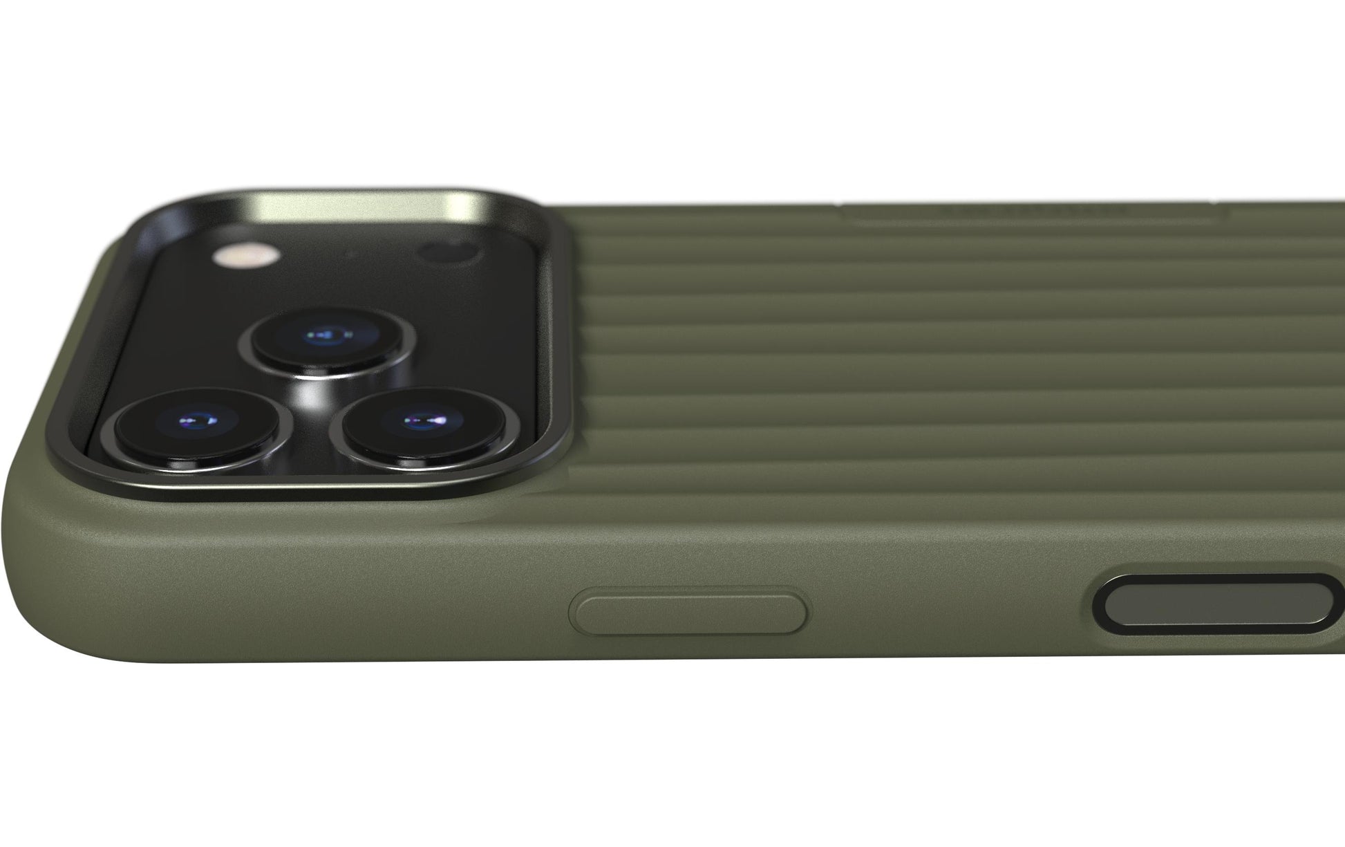 Nudient – Backcover Bold – für Apple iPhone 17 Pro – olive – MagSafe-kompatibel
