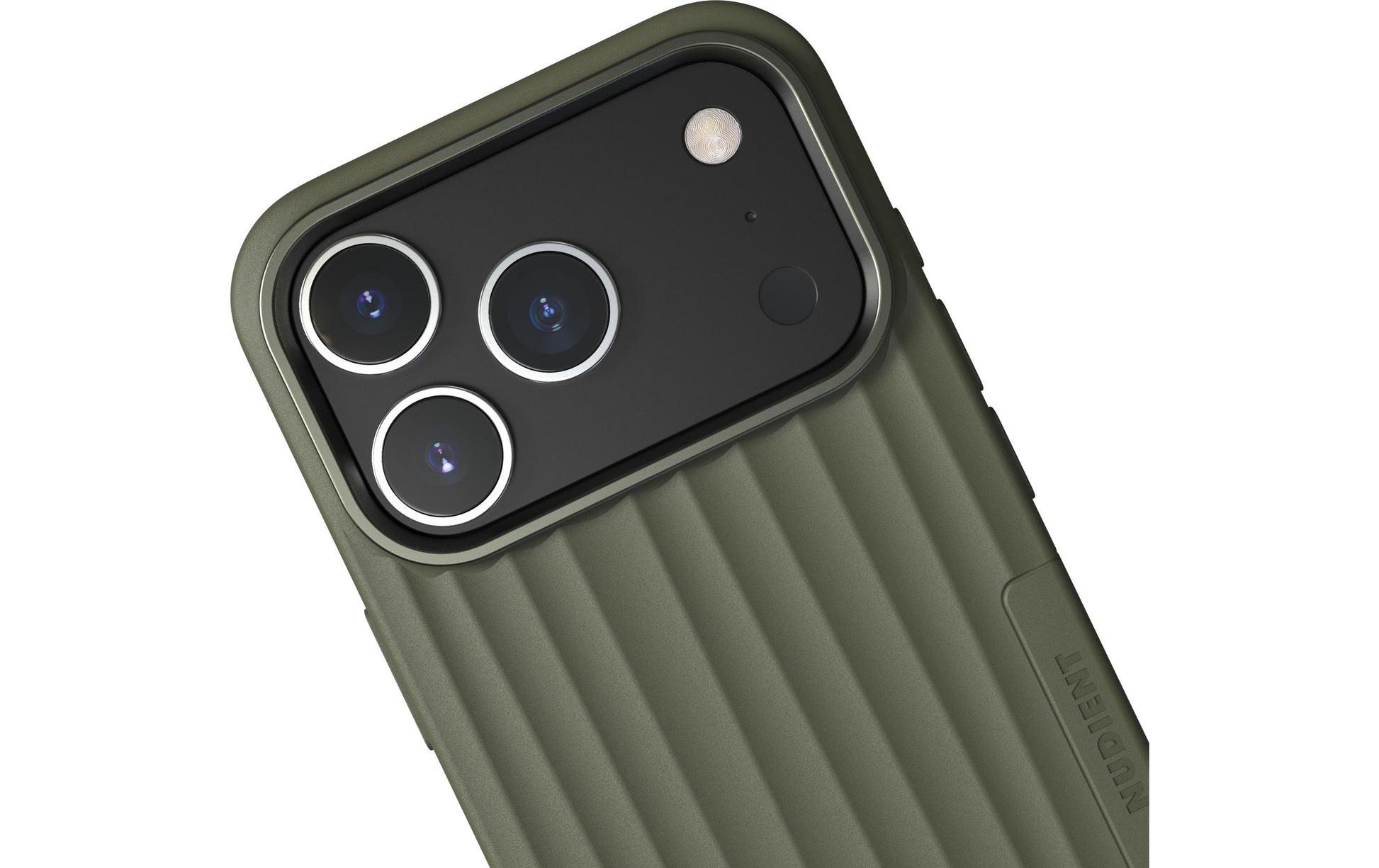 Nudient – Backcover Bold – für Apple iPhone 17 Pro – olive – MagSafe-kompatibel
