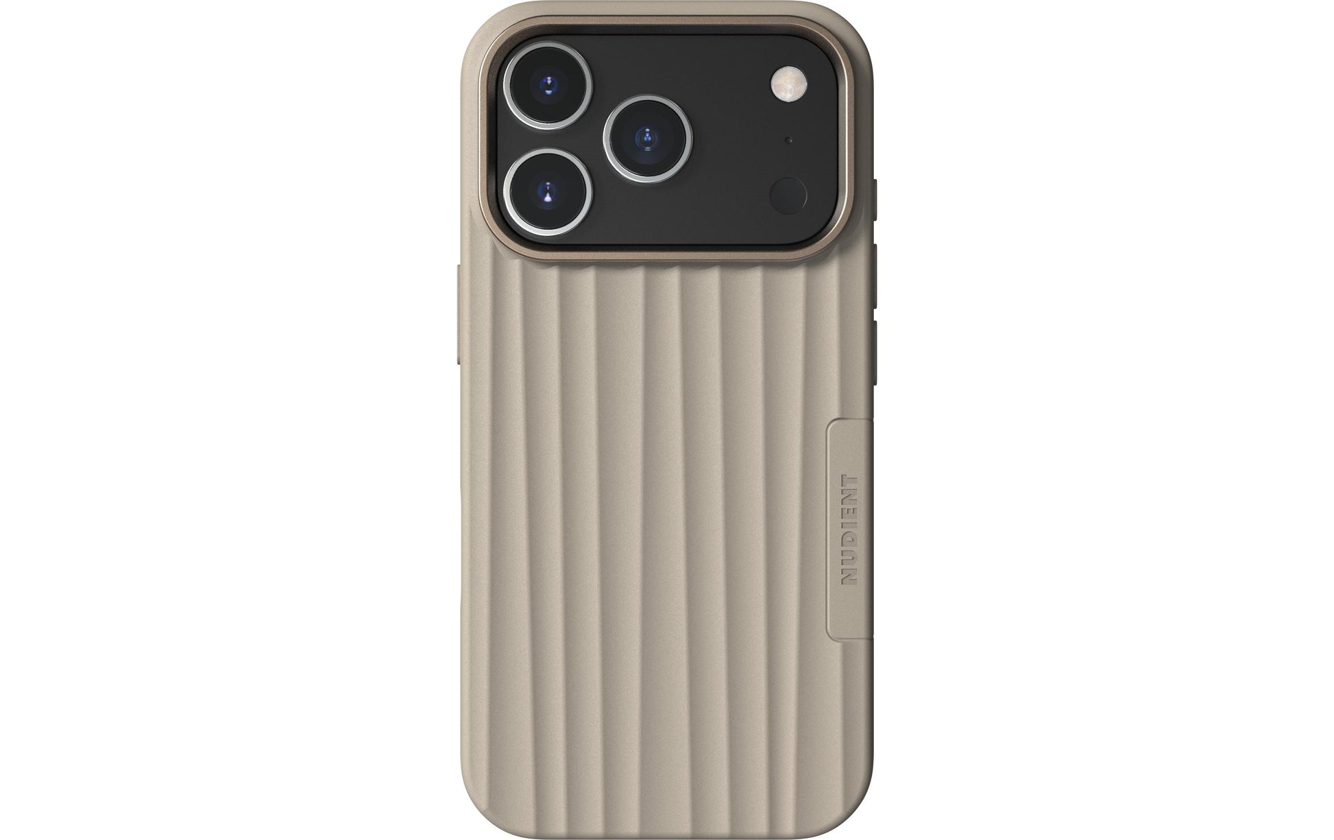 Nudient – Backcover – für Apple iPhone 17 Pro – beige – MagSafe-kompatibel