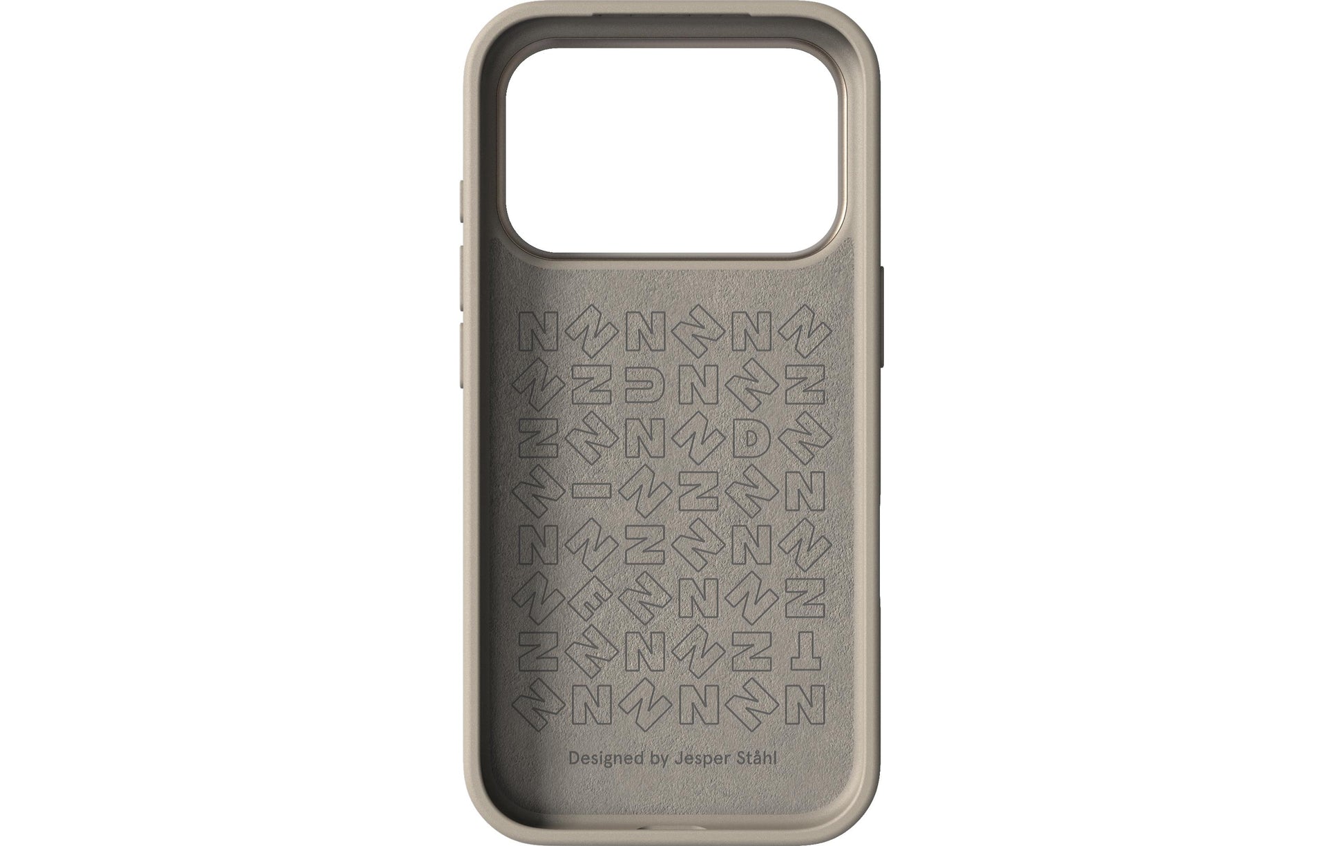 Nudient – Backcover – für Apple iPhone 17 Pro – beige – MagSafe-kompatibel