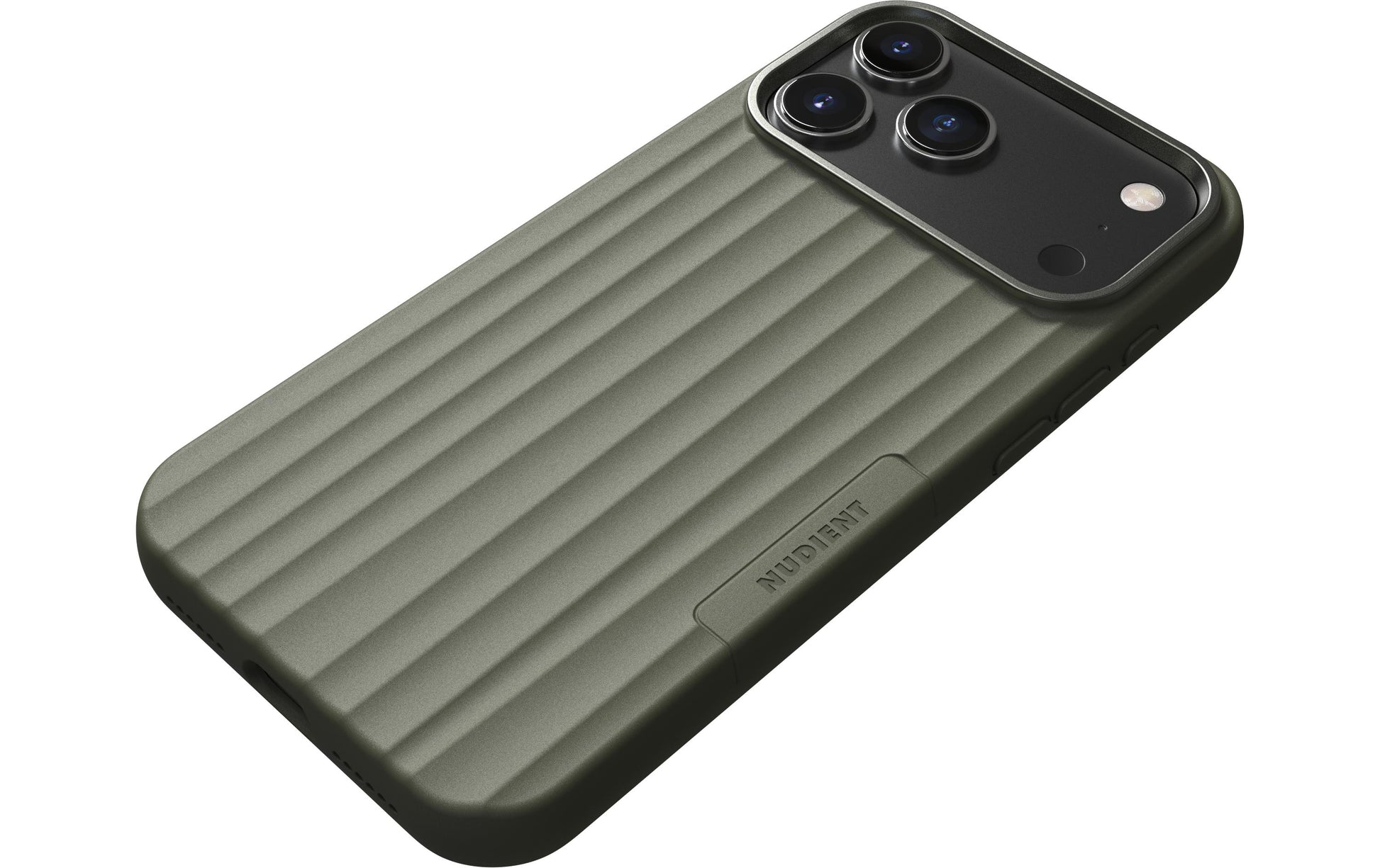 Nudient – Backcover – für Apple iPhone 17 Pro Max – olive – MagSafe-kompatibel
