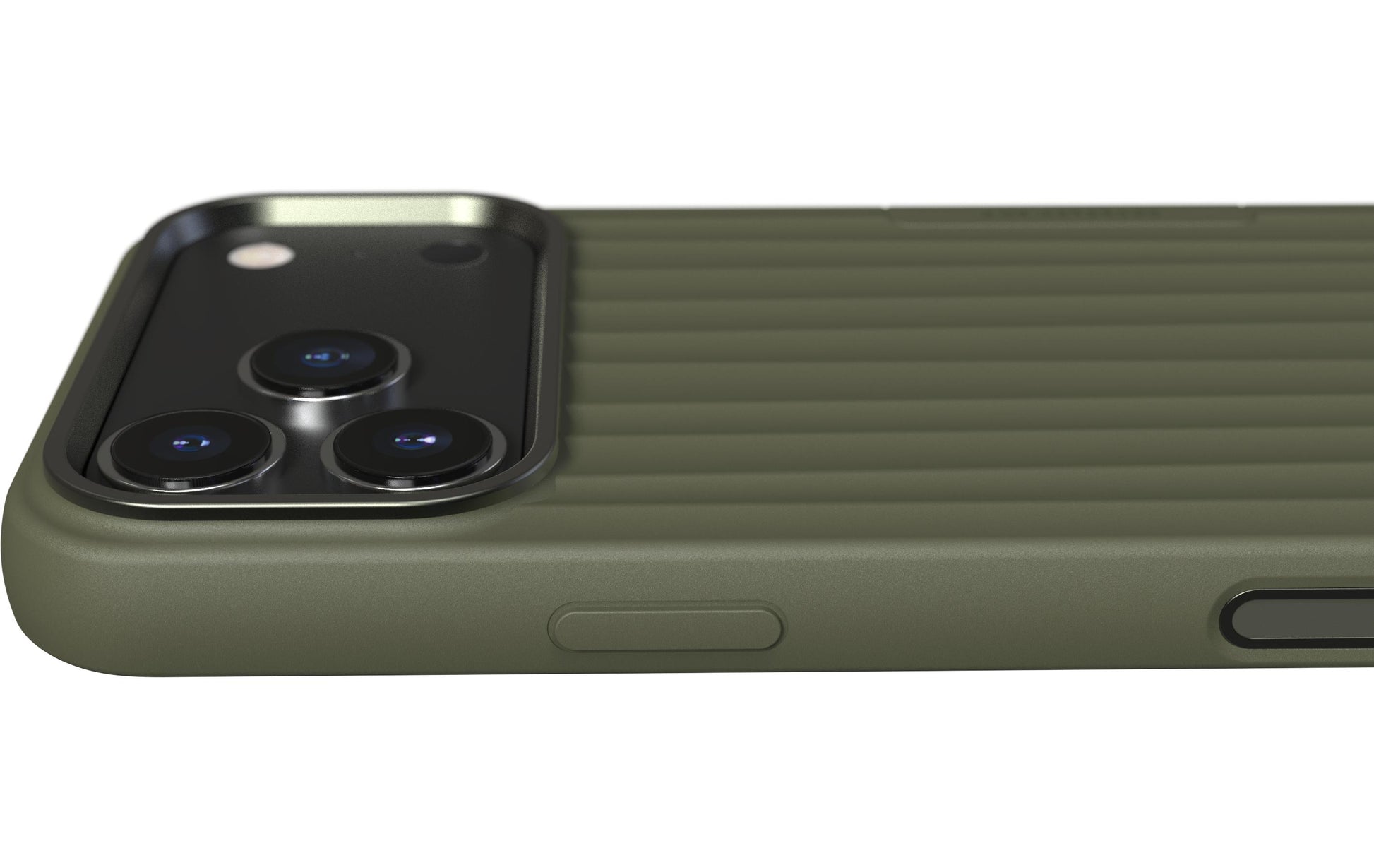 Nudient – Backcover – für Apple iPhone 17 Pro Max – olive – MagSafe-kompatibel
