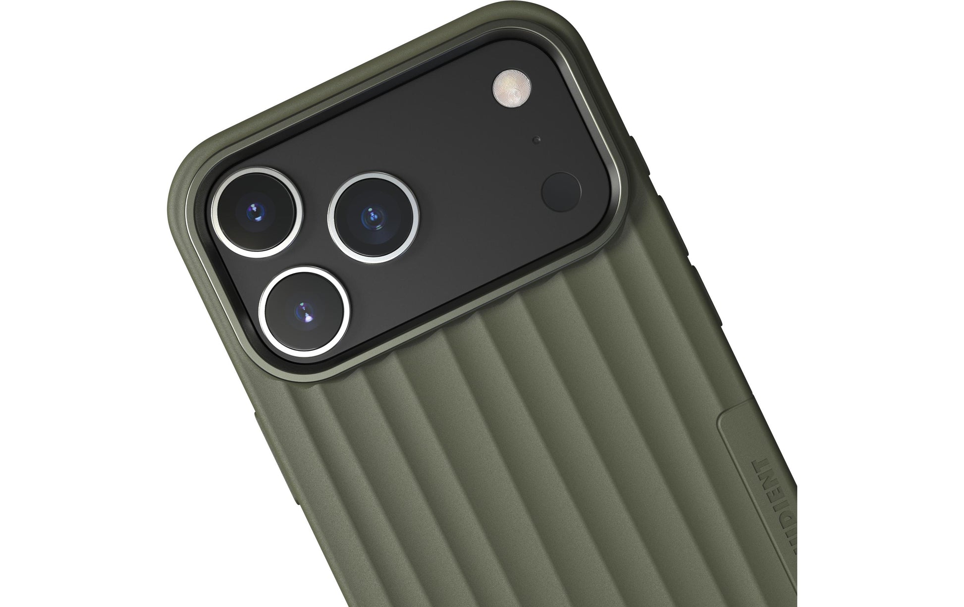 Nudient – Backcover – für Apple iPhone 17 Pro Max – olive – MagSafe-kompatibel