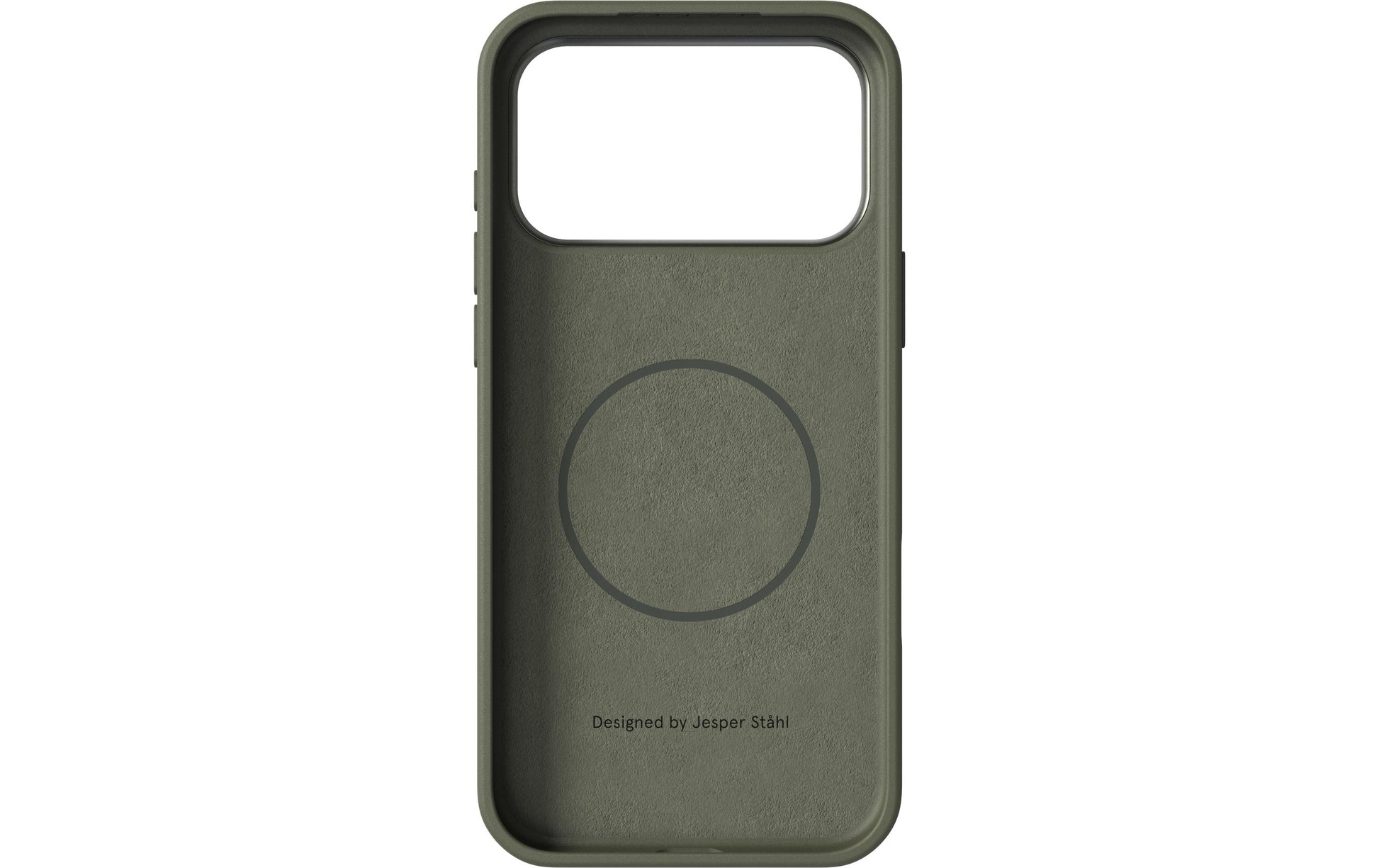 Nudient – Backcover – für Apple iPhone 17 Pro Max – olive – MagSafe-kompatibel