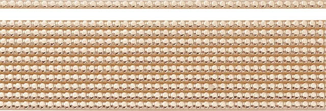 Knorr Prandell – Verzierwachs Perlenstreifen, Kupfer, Ø 2 mm × 20 cm, 11 Stk
