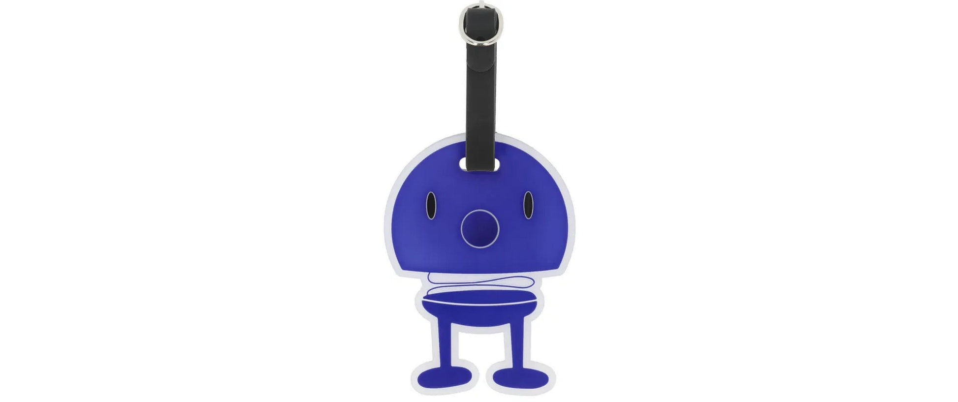 Hoptimist Gepäckanhänger – 80 × 105 mm – Schwarz, Blau – Silikon – 1 Stk.