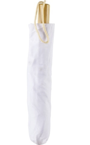 KNORR prandell Taschenschirm – L 35 cm – weiss – zum Bemalen