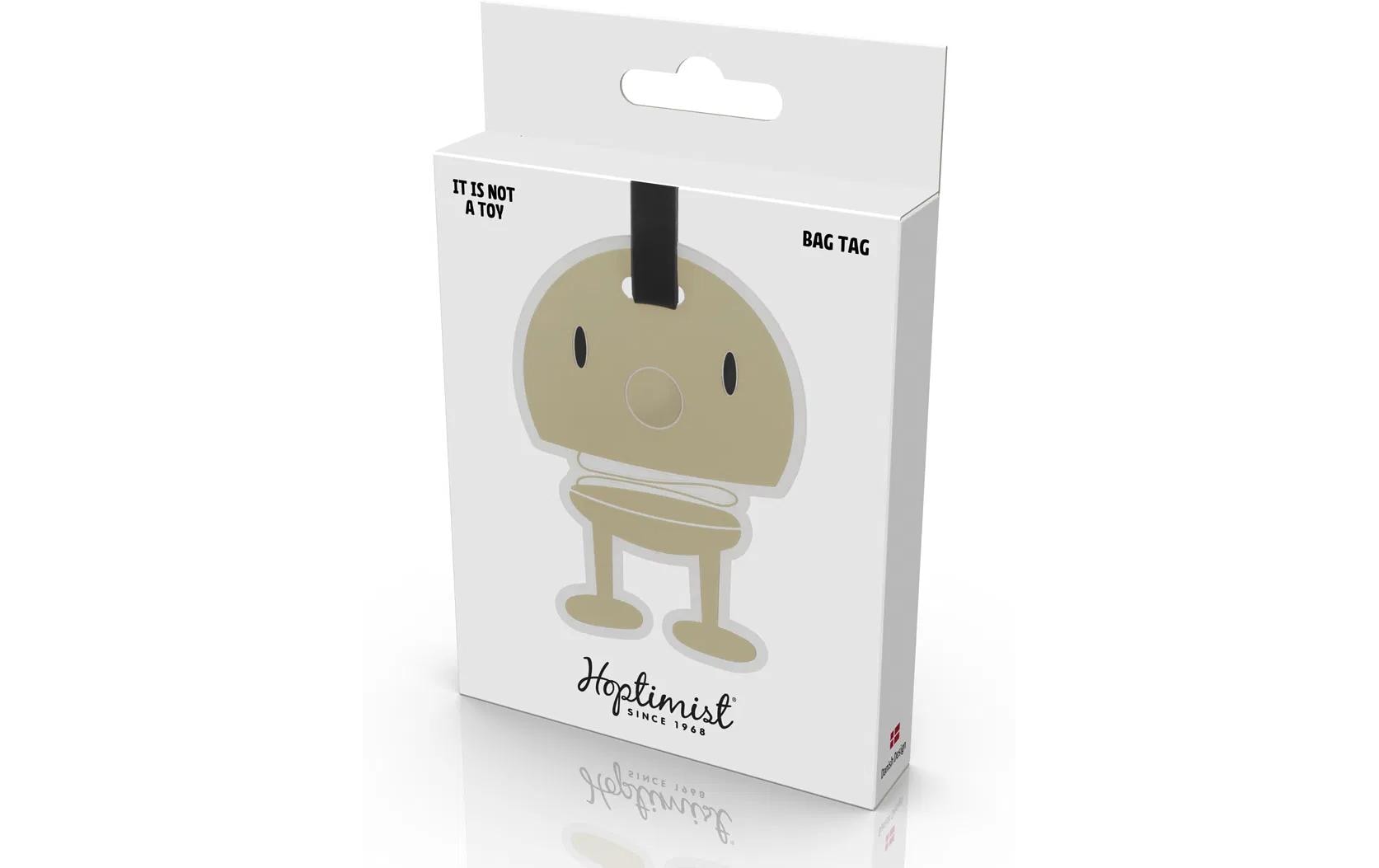 Hoptimist Gepäckanhänger – Latte, Silikon, 1 Stk.
