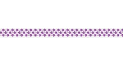 HEYDA Washi Tape, Blumen Mini, 12 mm × 3 m, Set mit 5 Rollen, Pink
