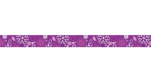 HEYDA Washi Tape, Blumen Mini, 12 mm × 3 m, Set mit 5 Rollen, Pink