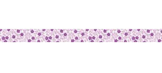 HEYDA Washi Tape, Blumen Mini, 12 mm × 3 m, Set mit 5 Rollen, Pink