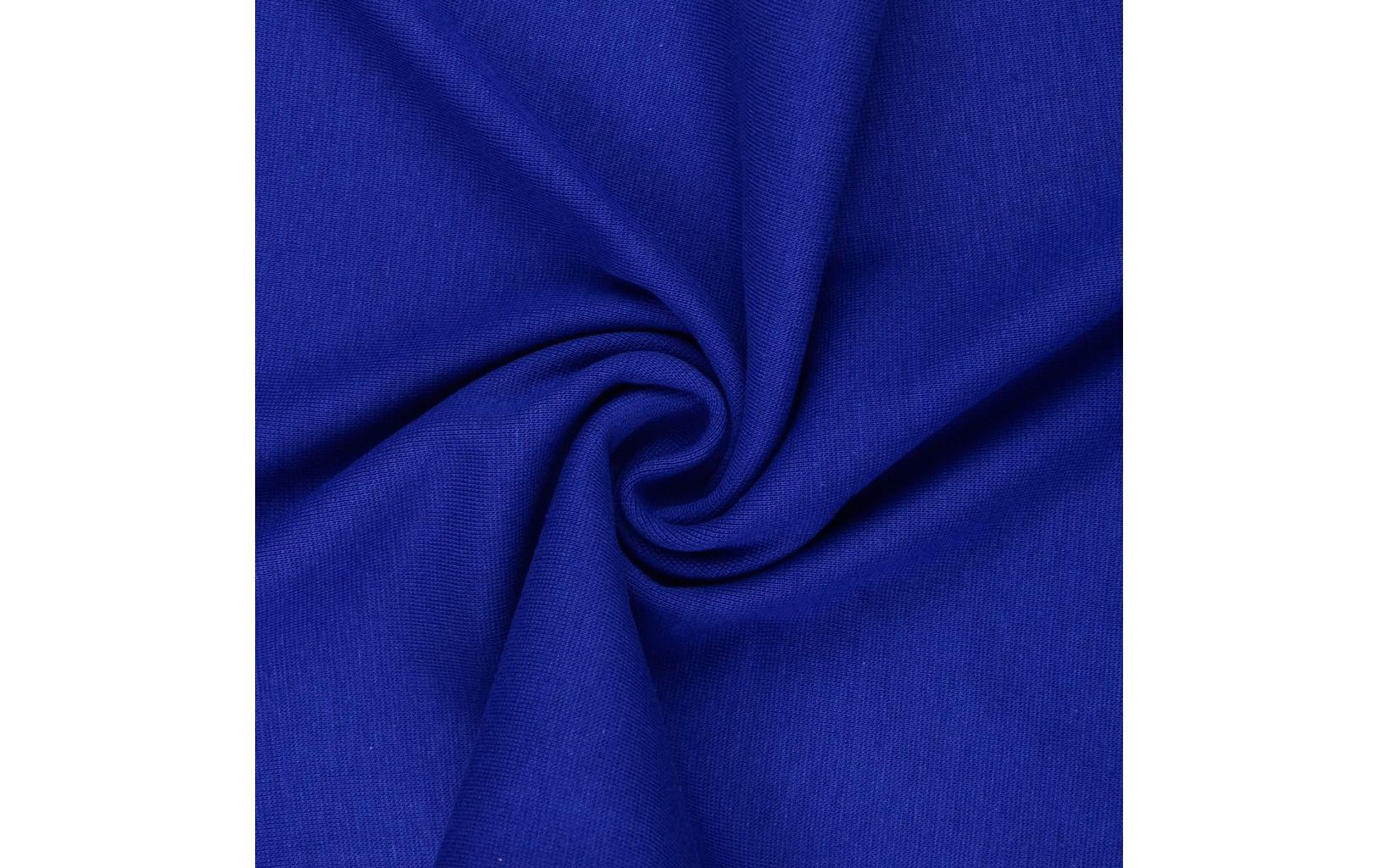 Stoffe Dekostoff – French Terry (Elasthan), Blau, 150 × 100 cm, Mickey Mouse