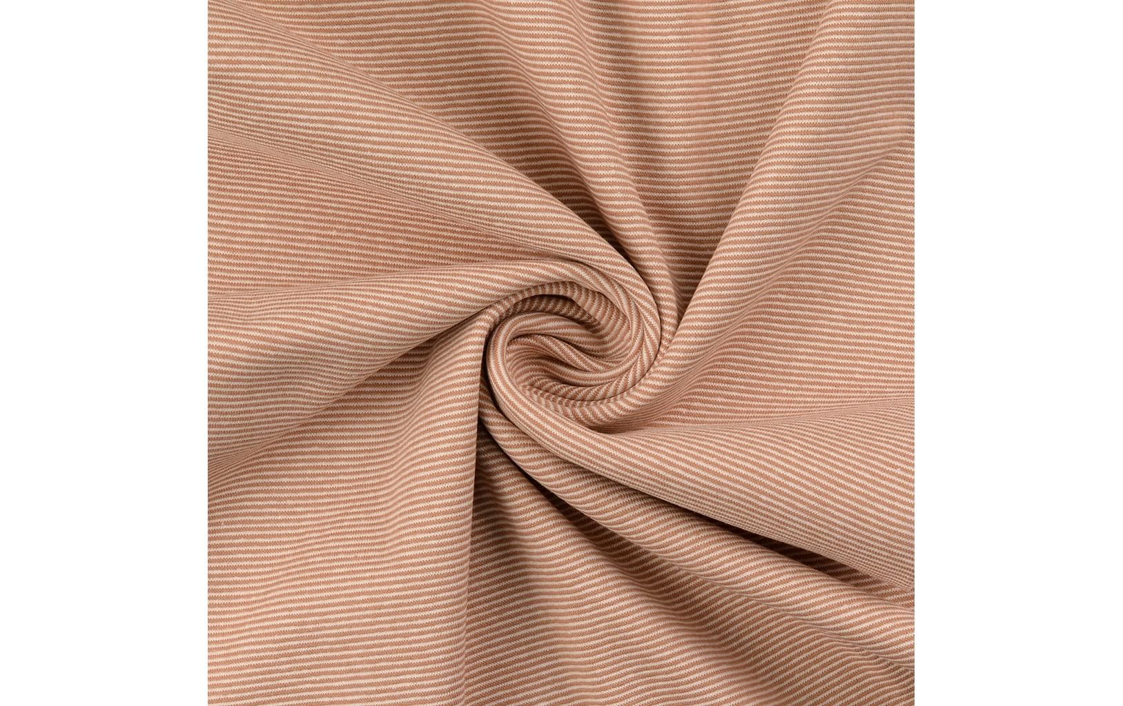 Stoffe Dekostoff, Jersey (Elasthan), Tiere Zug, Beige, 150 × 50 cm, 3 × 0,5 m