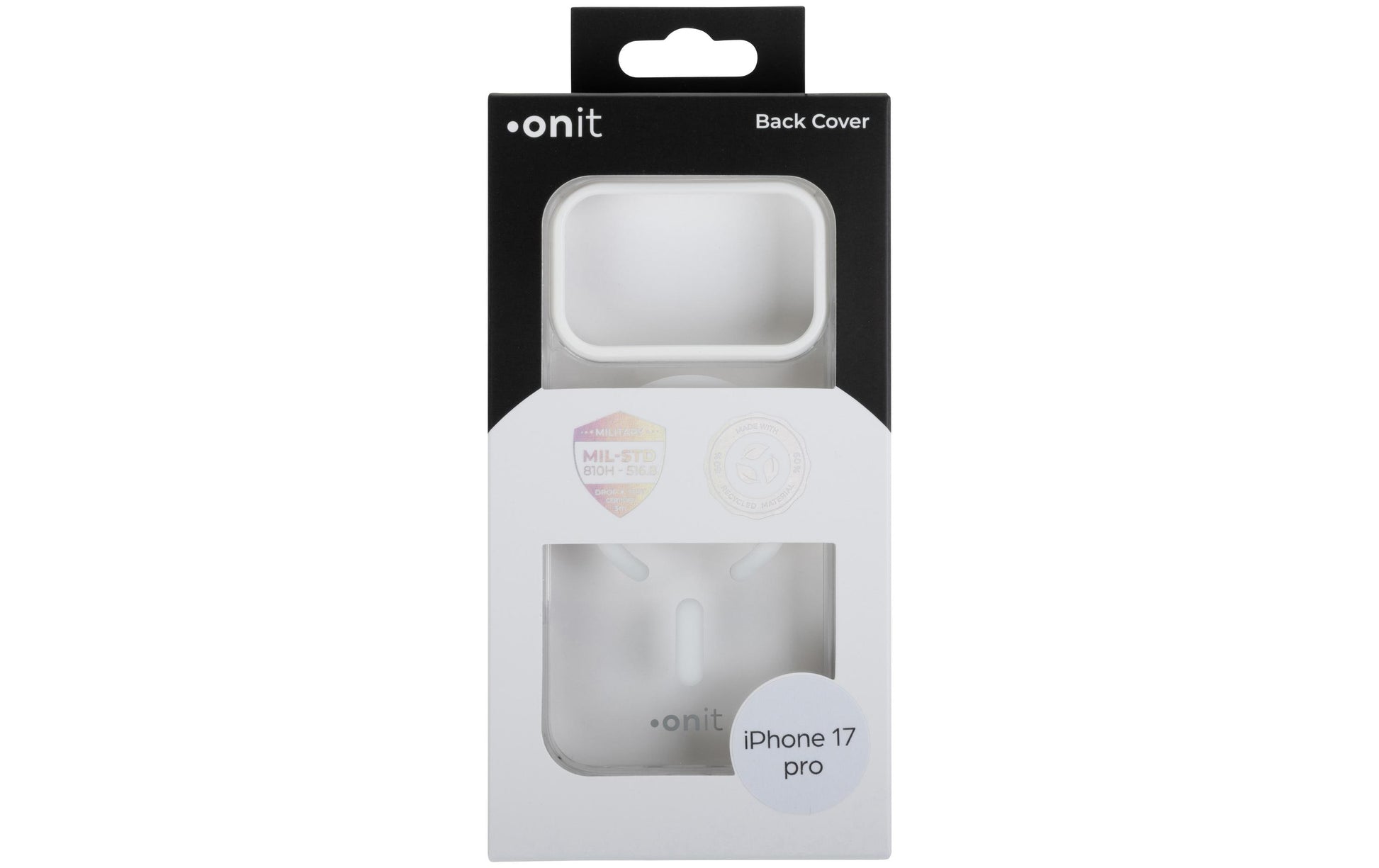 Onit Mill.Std. Backcover – für Apple iPhone 17 Pro, MagSafe, TPU, Transparent, bis 3 m Sturzsicher