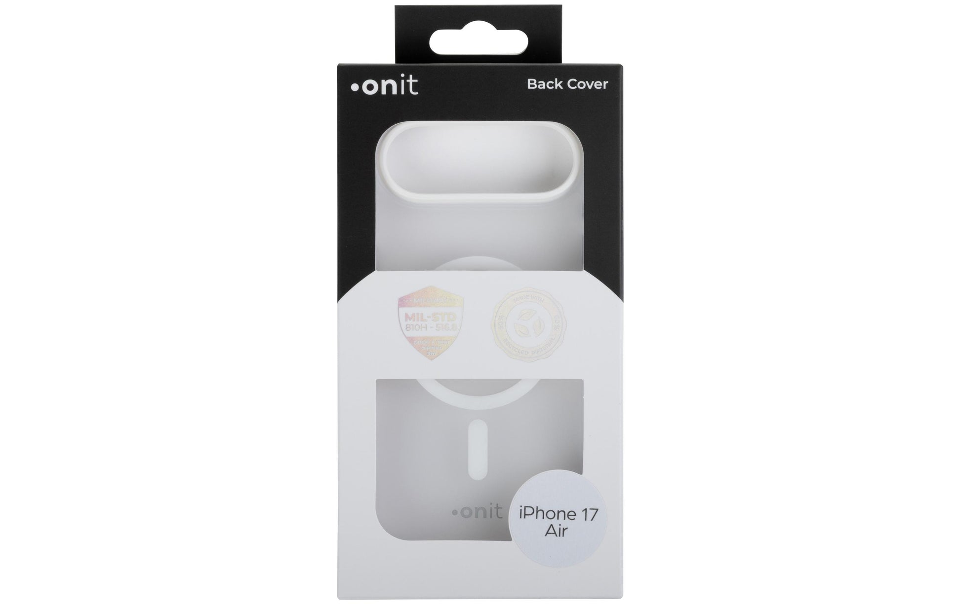 Onit Backcover – für Apple iPhone 17 Air – MagSafe, TPU, weiss matt, bis 3 m Sturzsicher