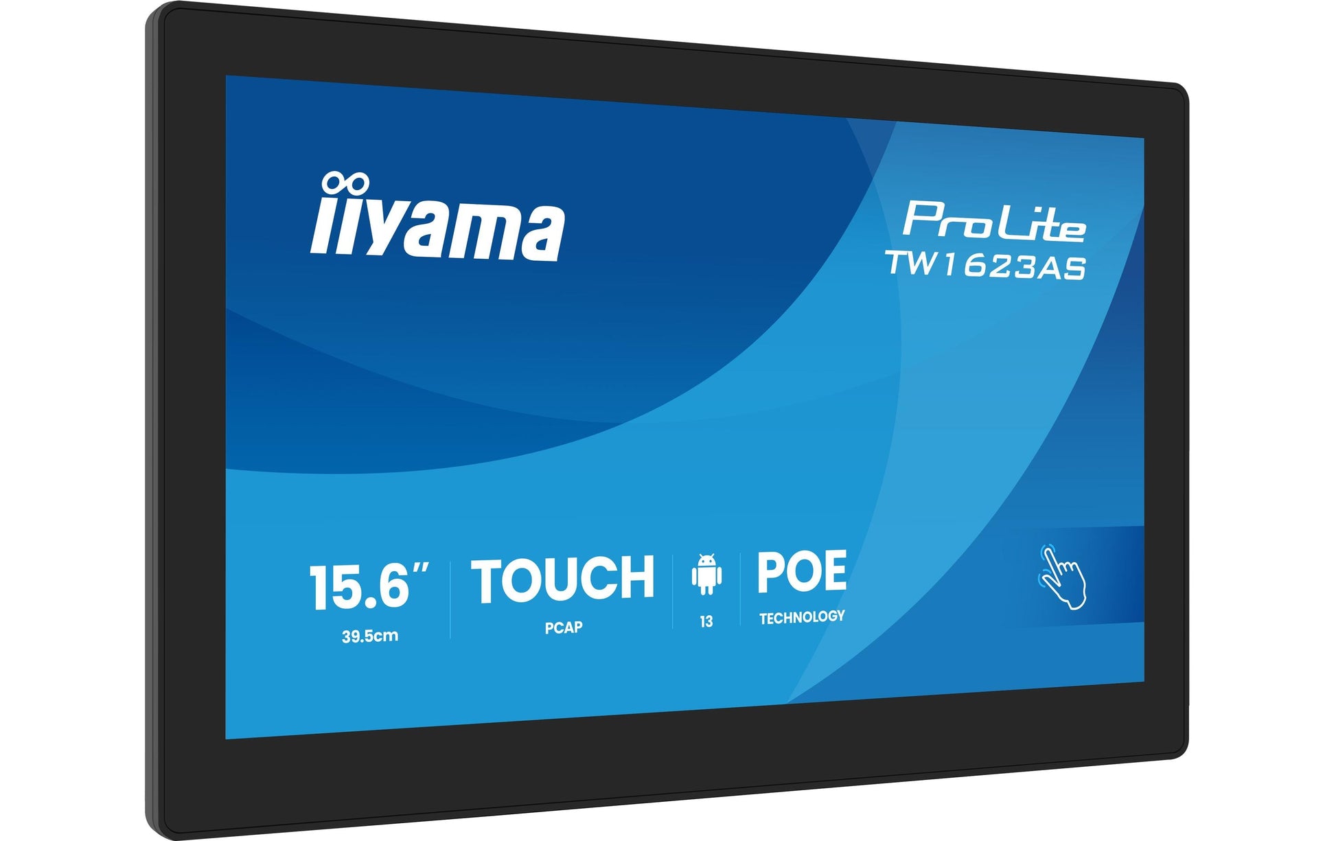 iiyama ProLite TW1623AS-B3P – 15,6", Full HD, 450 cd/m², IPS