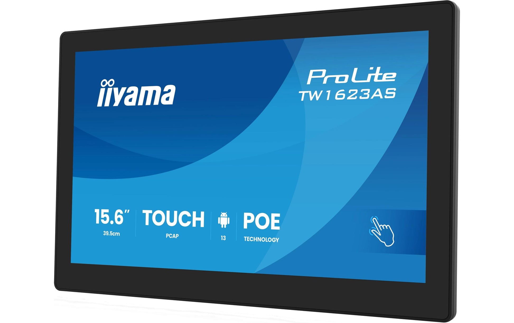 iiyama ProLite TW1623AS-B3P – 15,6", Full HD, 450 cd/m², IPS