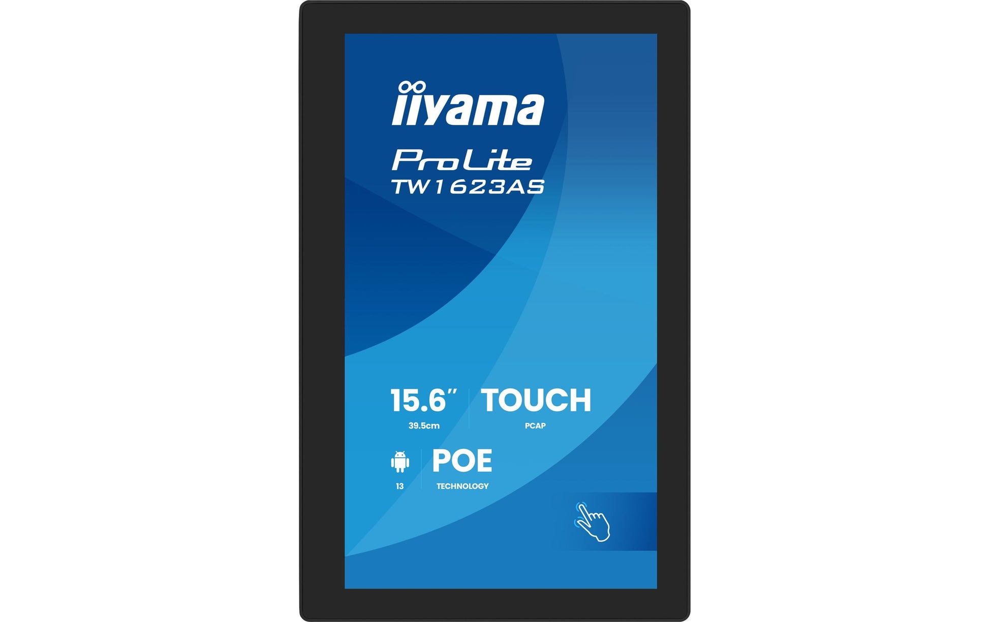 iiyama ProLite TW1623AS-B3P – 15,6", Full HD, 450 cd/m², IPS