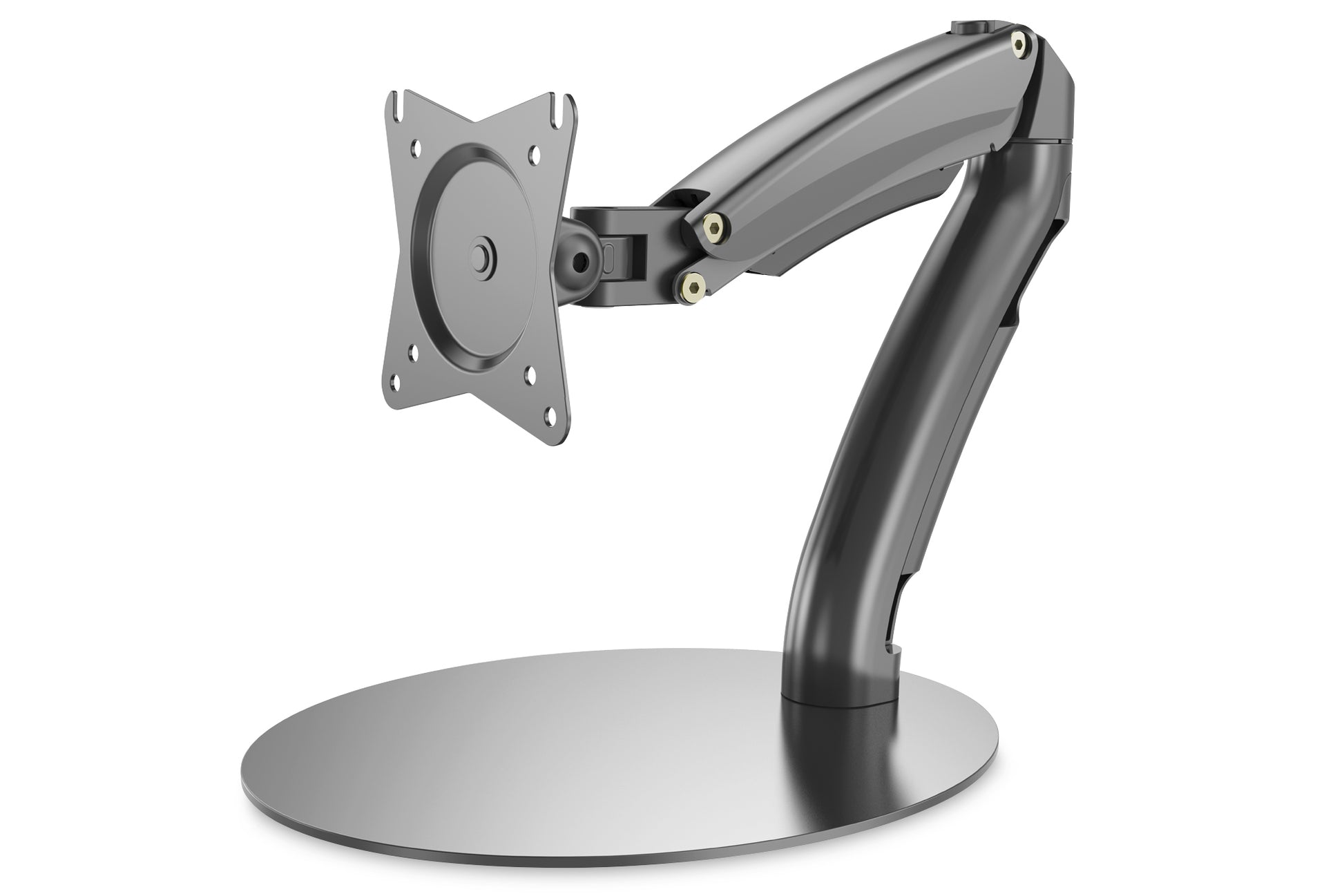Digitus Monitorhalterung, Standfuss – bis 27", VESA 75 × 75/100 × 100 mm, 6 kg, schwarz