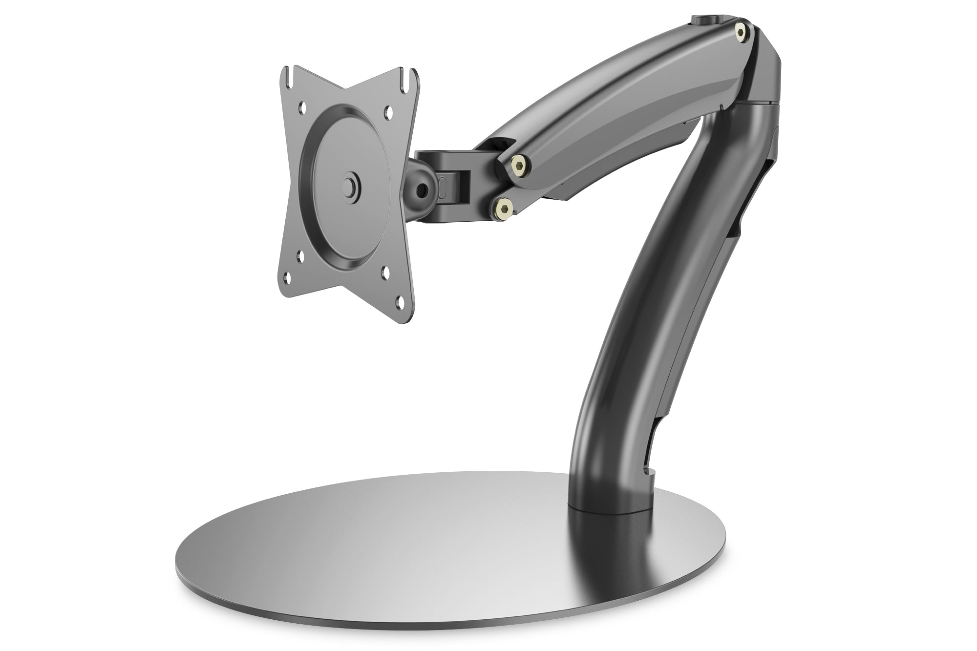 Digitus Monitorhalterung, Standfuss – bis 27", VESA 75 × 75/100 × 100 mm, 6 kg, schwarz