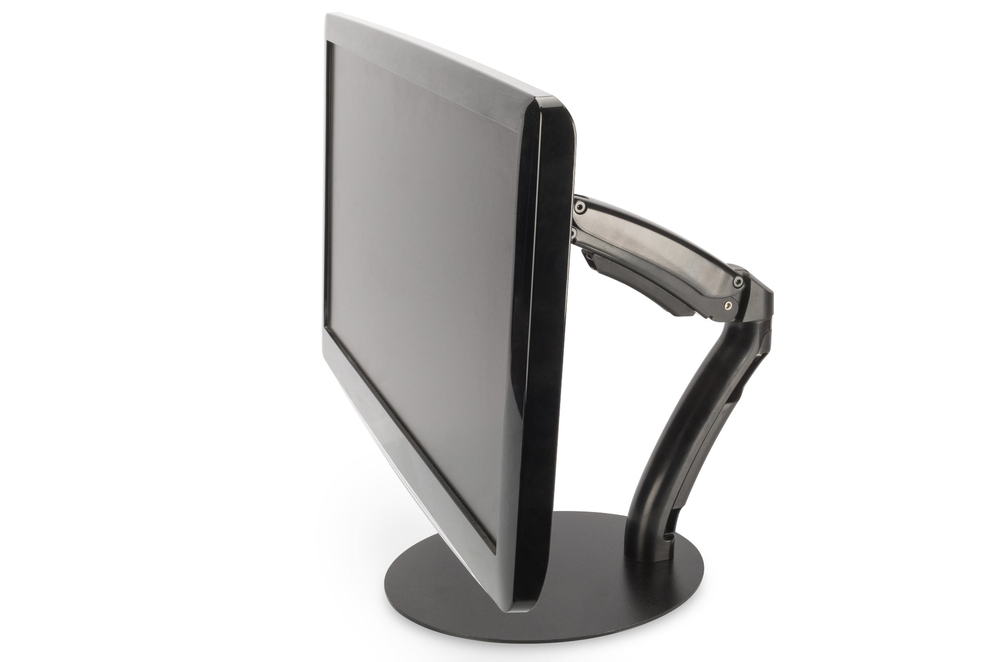 Digitus Monitorhalterung, Standfuss – bis 27", VESA 75 × 75/100 × 100 mm, 6 kg, schwarz