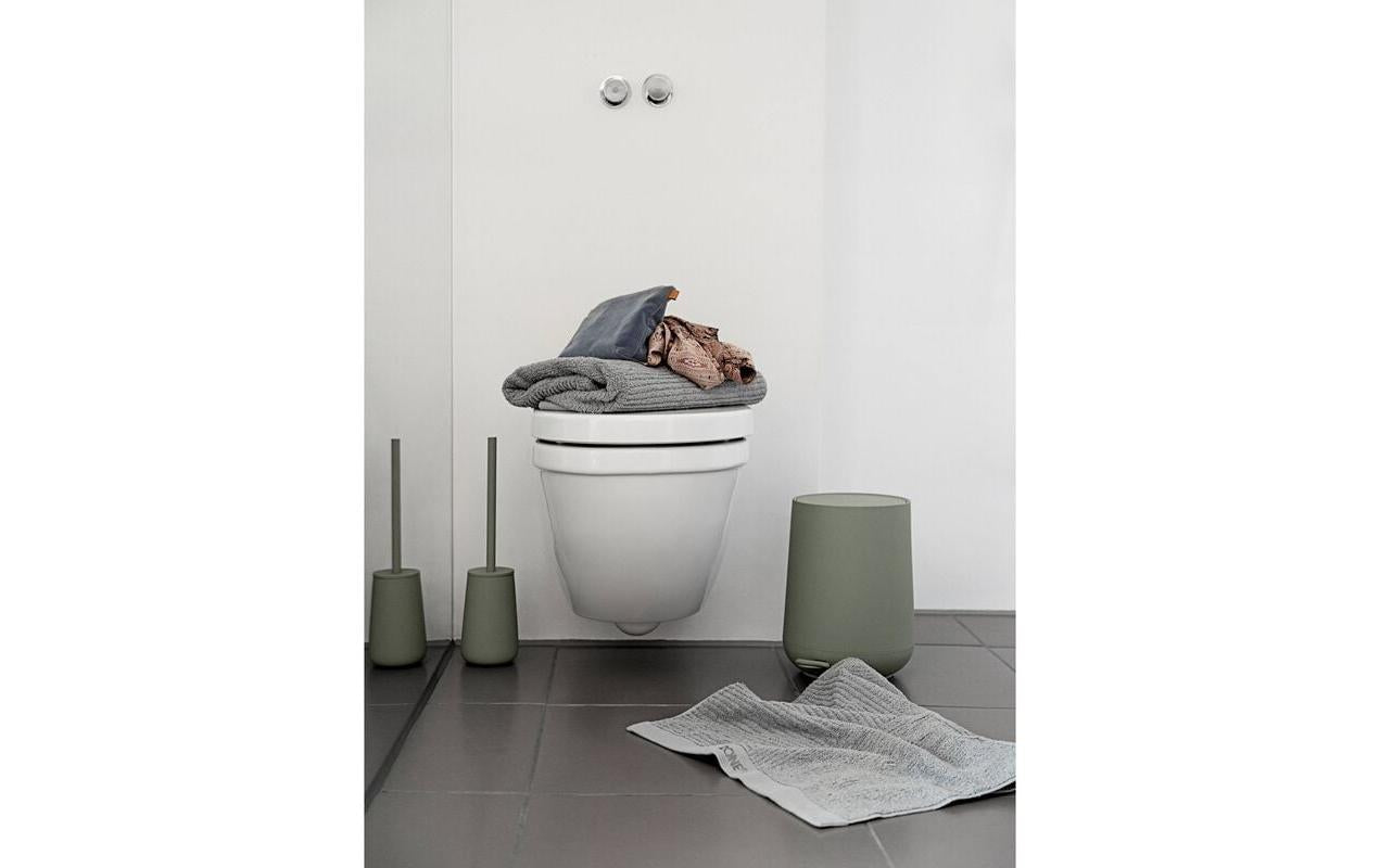 Zone Denmark WC-Bürstenset – Steingut, Grün, H 37 cm, Ø 10,3 cm