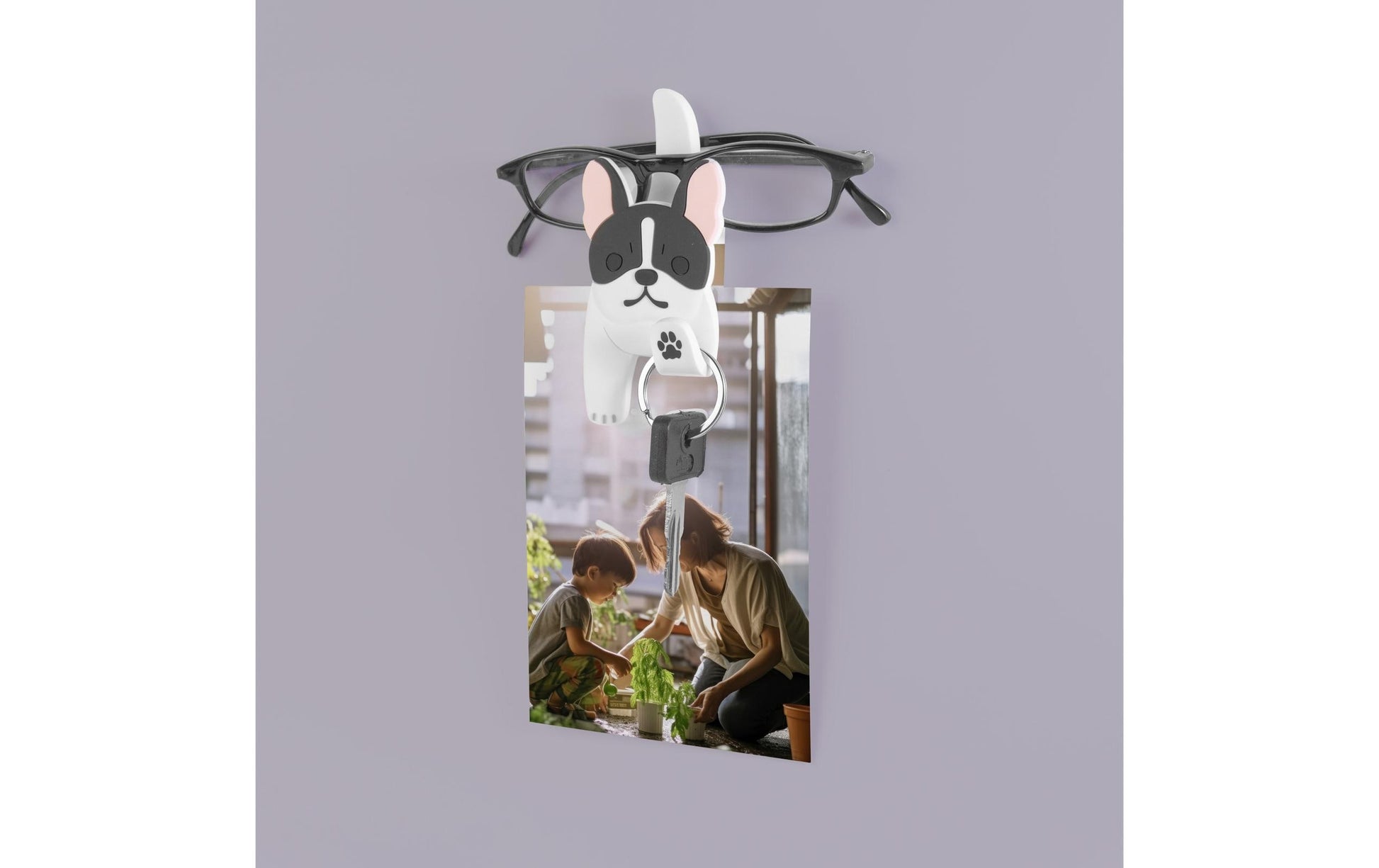 Trendform Magnethaken – für metallische Oberflächen, Magnetclip, 46 × 27 × 107 mm, 2 Stück, mehrfarbig