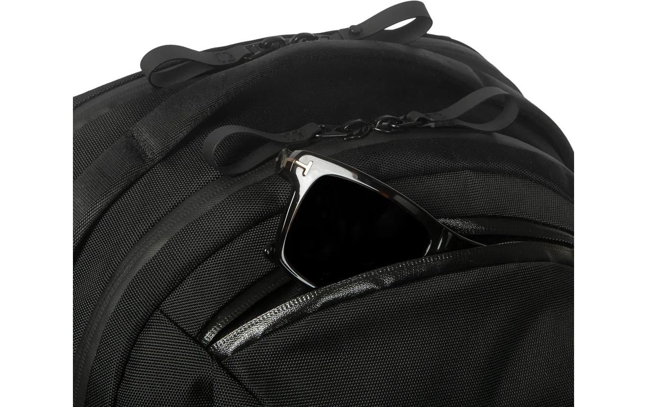 Hyper Notebook-Rucksack HyperPack – 21 l, auf Trolley aufsteckbar, Polyester – schwarz, 430 × 160 × 160 mm