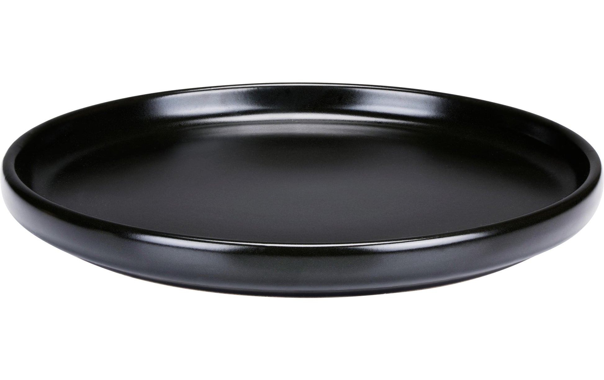 Alpina Geschirrset – 16-teiliges Set, Steinzeug, Schwarz