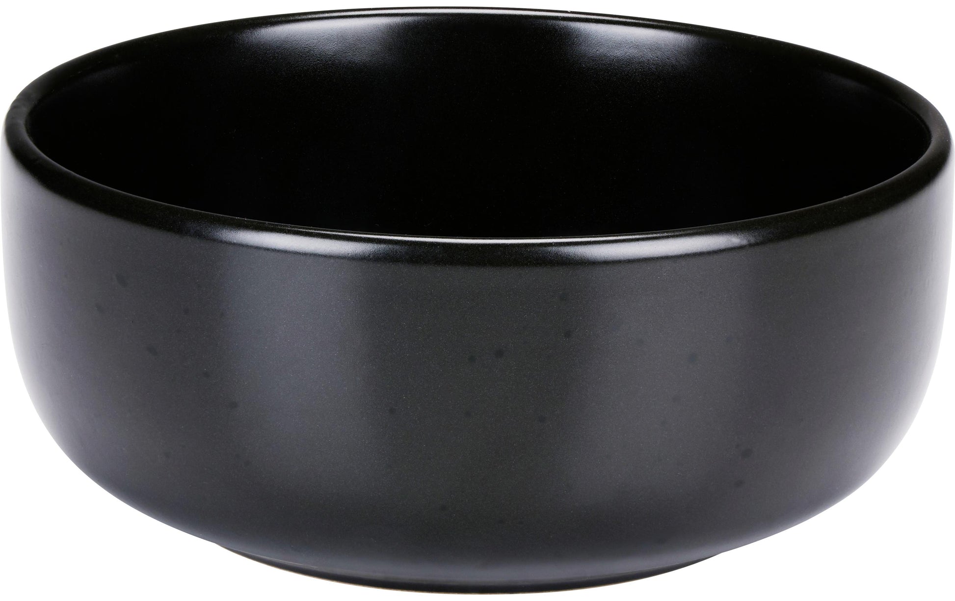 Alpina Geschirrset – 16-teiliges Set, Steinzeug, Schwarz