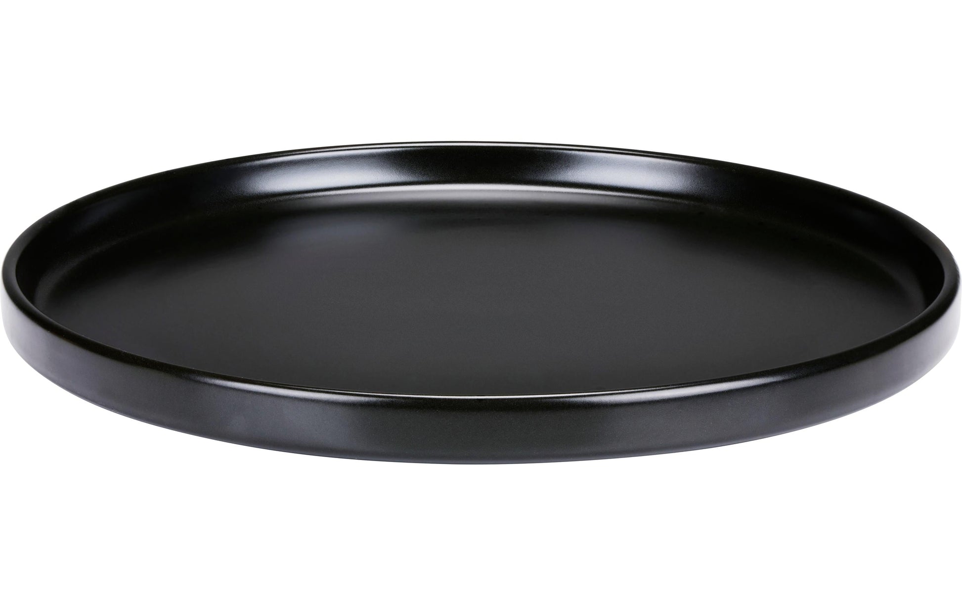 Alpina Geschirrset – 16-teiliges Set, Steinzeug, Schwarz