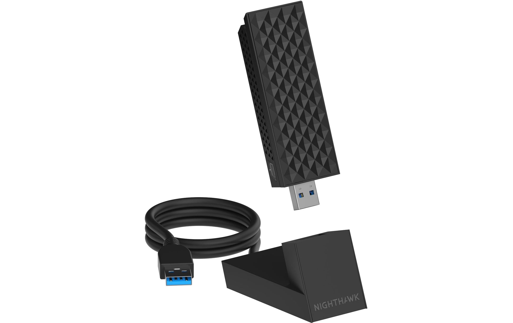 NETGEAR A9000 USB-WLAN-Adapter – Wi-Fi 7 (802.11be), Tri-Band, bis 688,29 Mbit/s – USB 3.2 Gen 1