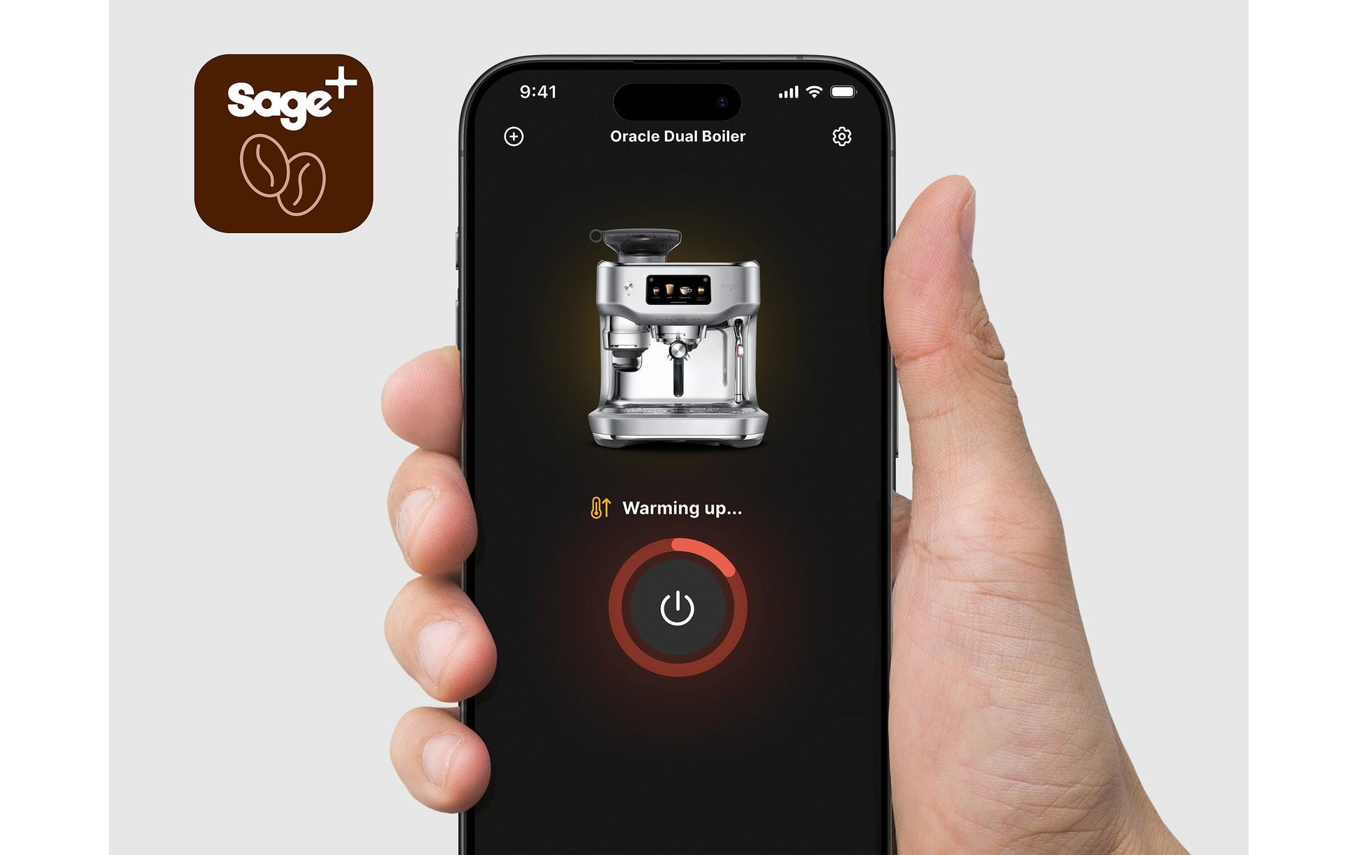 Sage Software Sage Oracle Dual Boiler BF Espressomaschine (Siebträger) – 9 bar, 2,3 l, Milchschaumdüse, schwarz