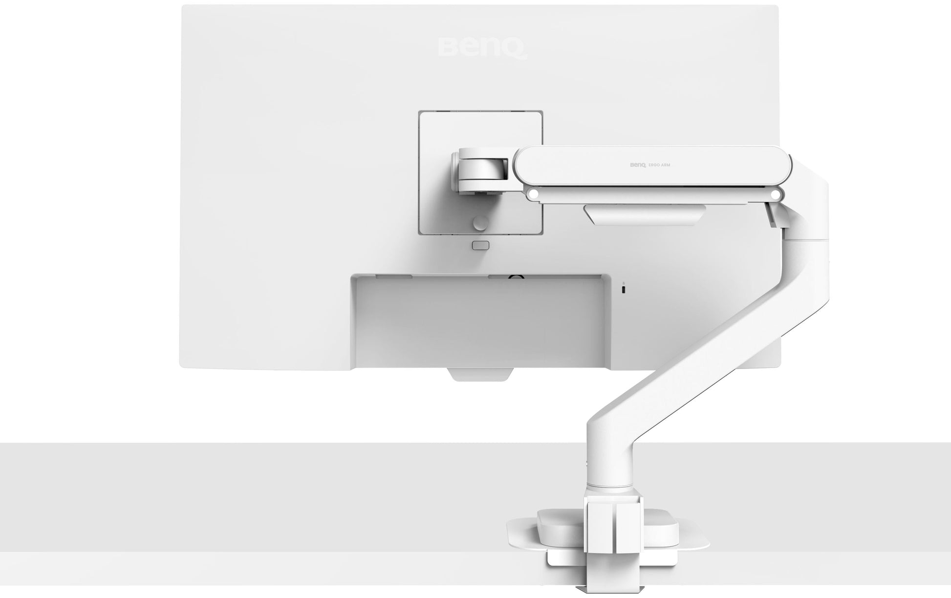 BenQ BSH02 – Monitorarm Tischhalterung – Klemme/Durchführung – 1 Monitor – 17–45" – VESA 75×75/100×100 mm – weiss