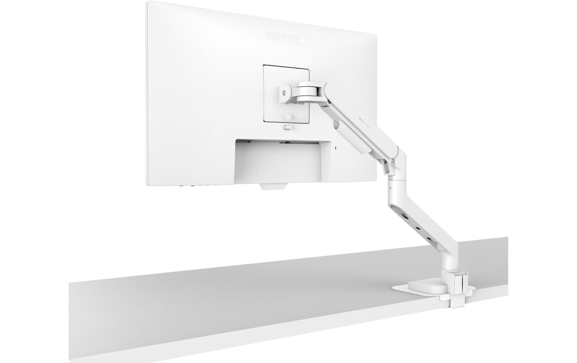 BenQ BSH02 – Monitorarm Tischhalterung – Klemme/Durchführung – 1 Monitor – 17–45" – VESA 75×75/100×100 mm – weiss