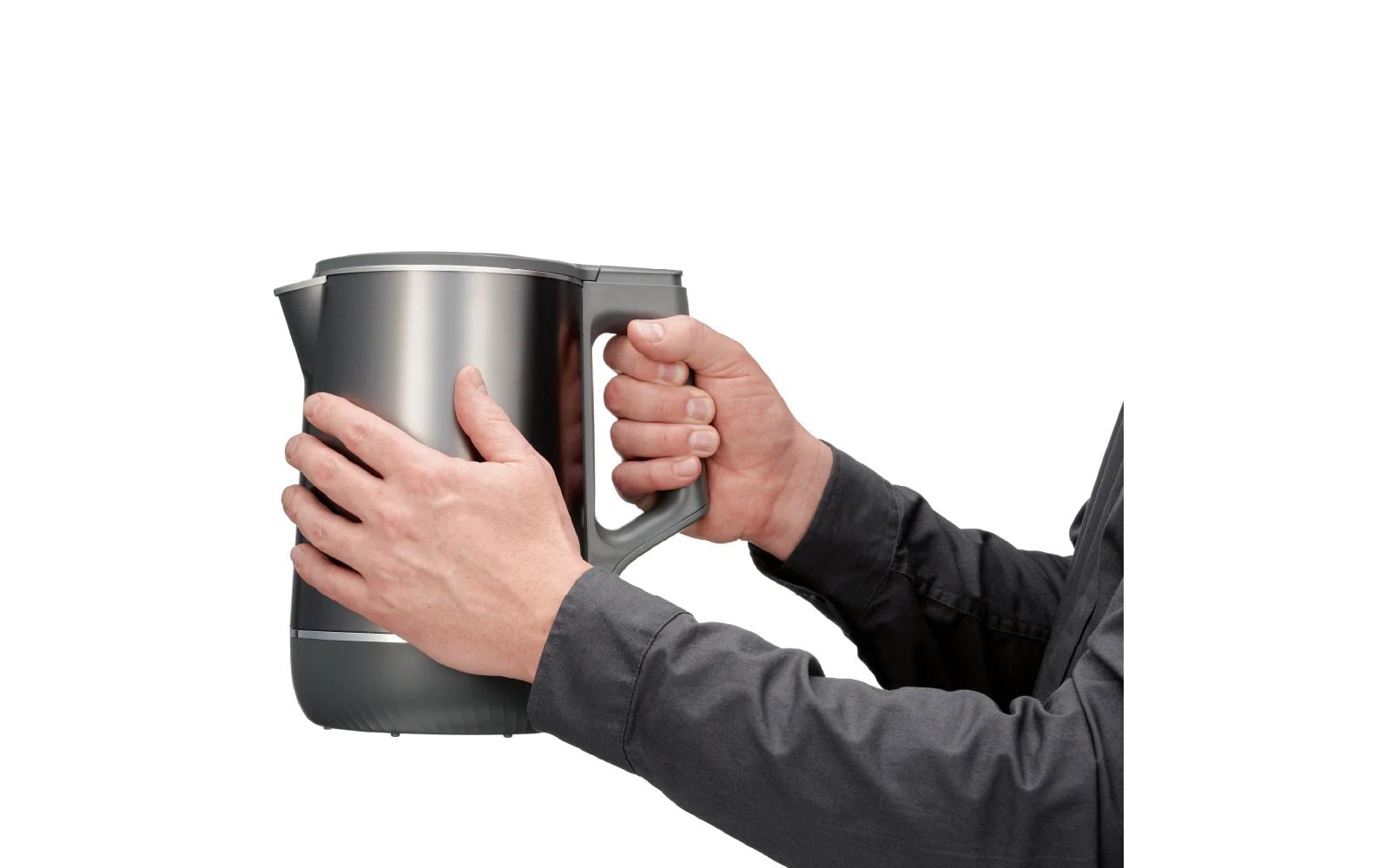Solis Kettle 5520 – Wasserkocher 1,7 l, 1800 W, Edelstahl, Silber