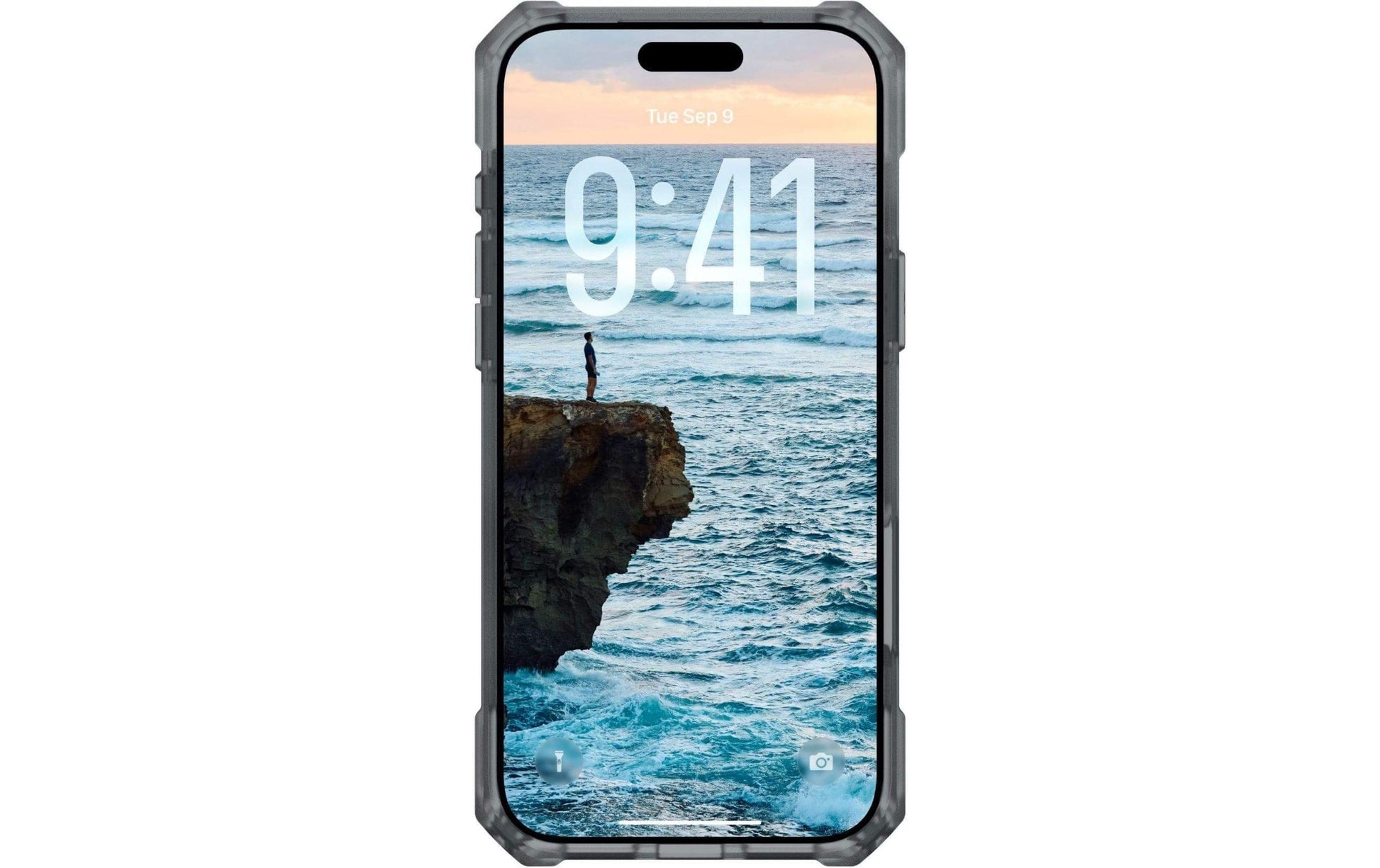 Urban Armor Gear Backcover Essential Armor MS – für Apple iPhone 17 Pro Max – grau – TPU, MagSafe-kompatibel