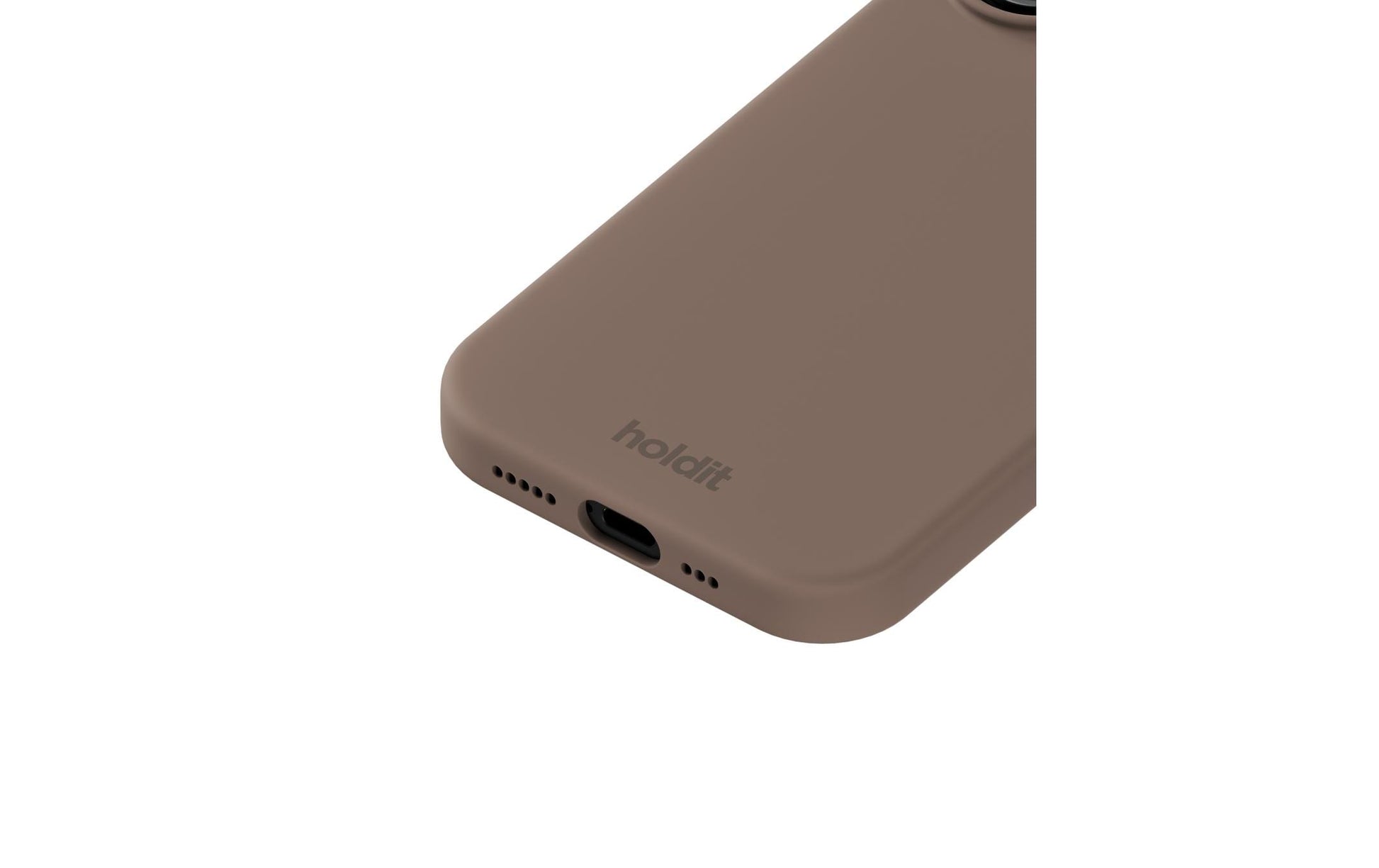 HoldIt Backcover – für Apple iPhone 17, Silikon, Braun