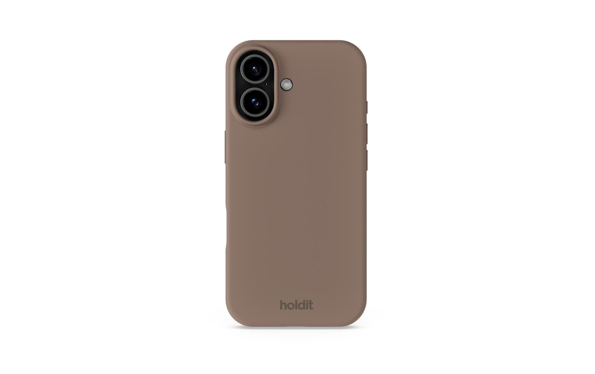 HoldIt Backcover – für Apple iPhone 17, Silikon, Braun