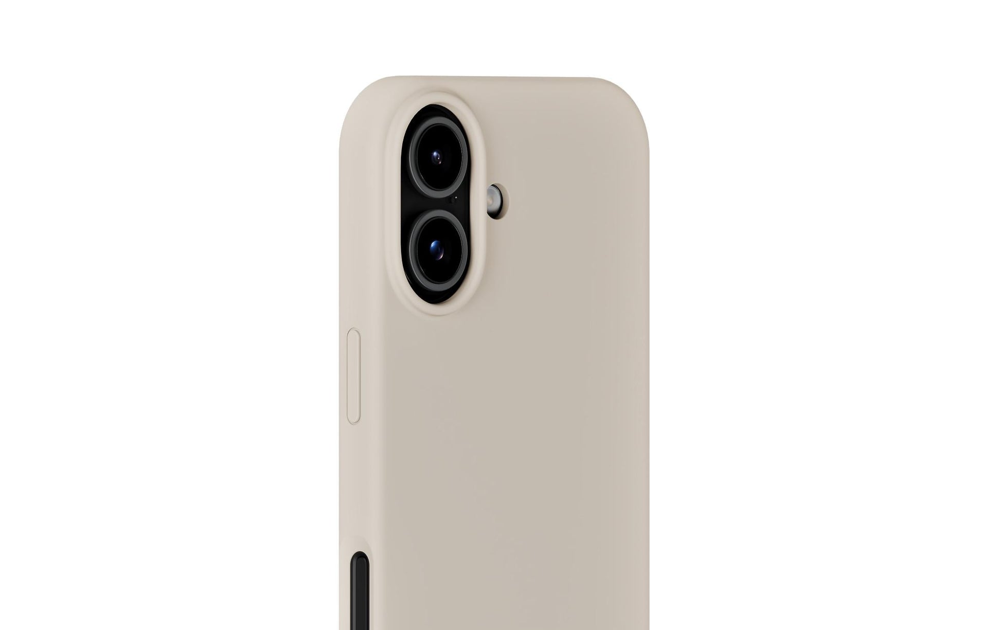 HoldIt Backcover – für Apple iPhone 17, Silikon+PC, Beige