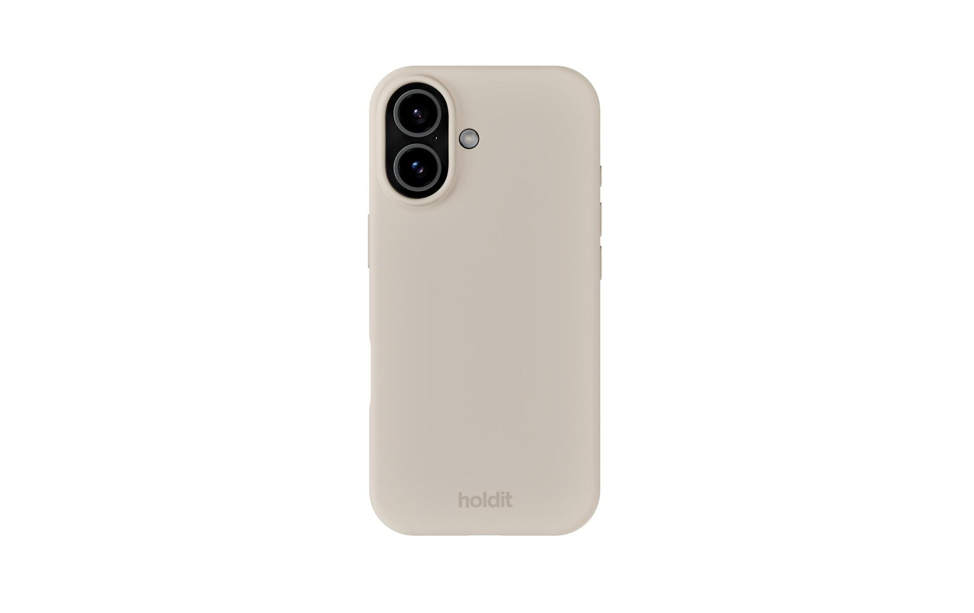 HoldIt Backcover – für Apple iPhone 17, Silikon+PC, Beige