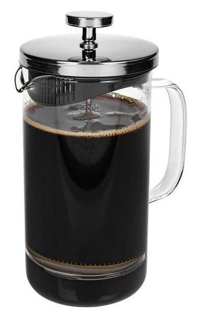 Furber. Furber French Press / Kaffeebereiter – 1 l, 8 Tassen, Glas, Schwarz