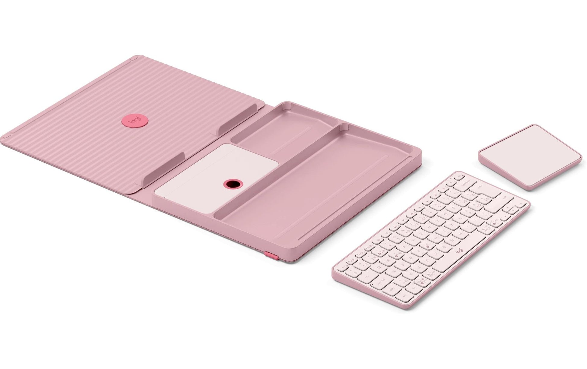 Logitech Casa Laptop-Ständer – für Notebooks bis 17", bis 7,5 kg – Hellrosa