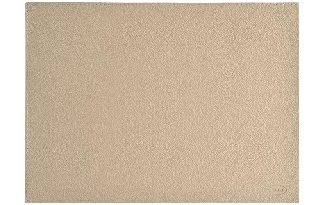 Duni Leder Tischset sand – 33 × 45 cm, 6er-Set